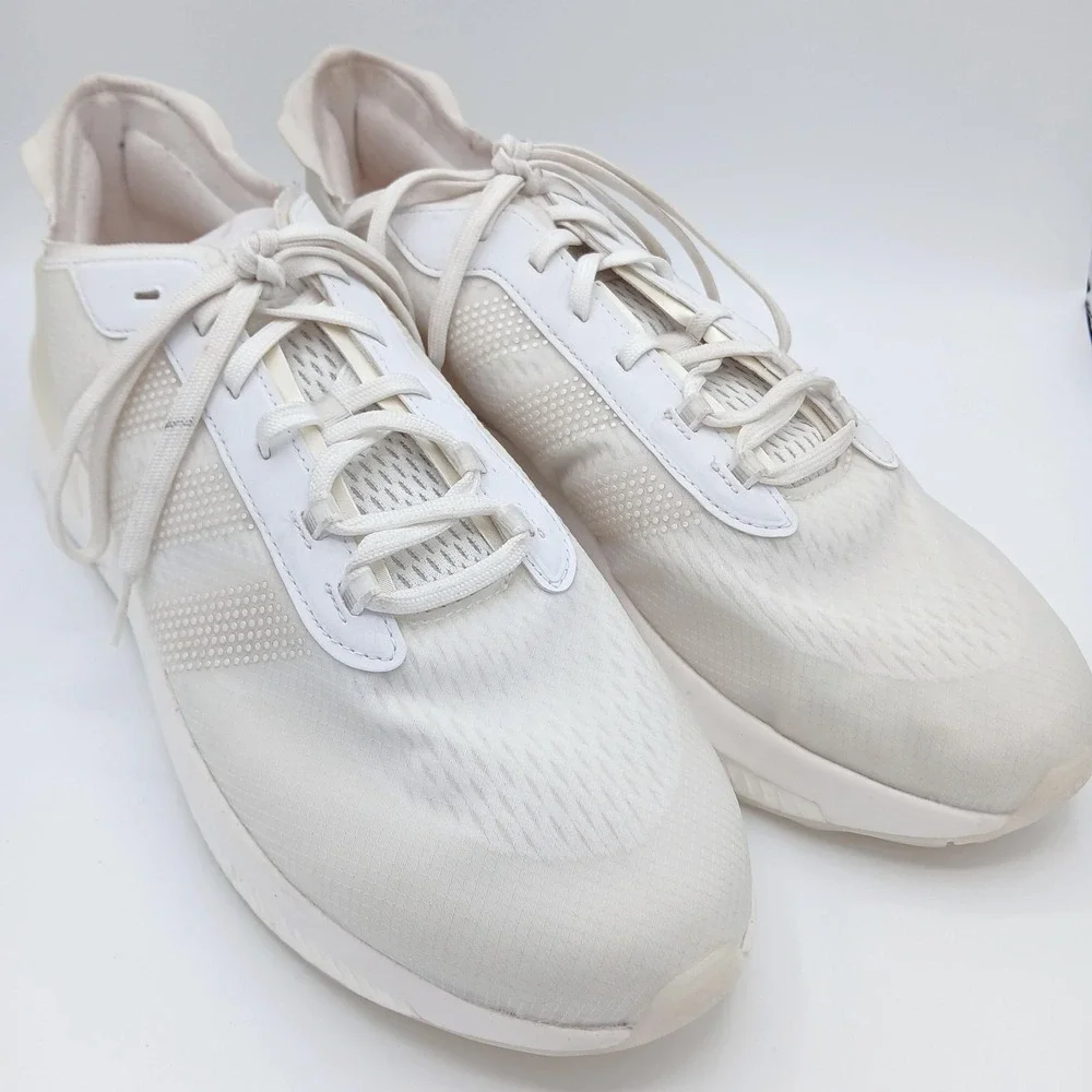 Adidas Running Shoes‎ Mens Size 14 White Athletic Mesh Bounce Reflective HP5972